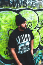 EYE LOGO BEANIE: BLACK