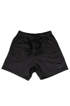 SEARCH LOGO SHORTS: BLACK
