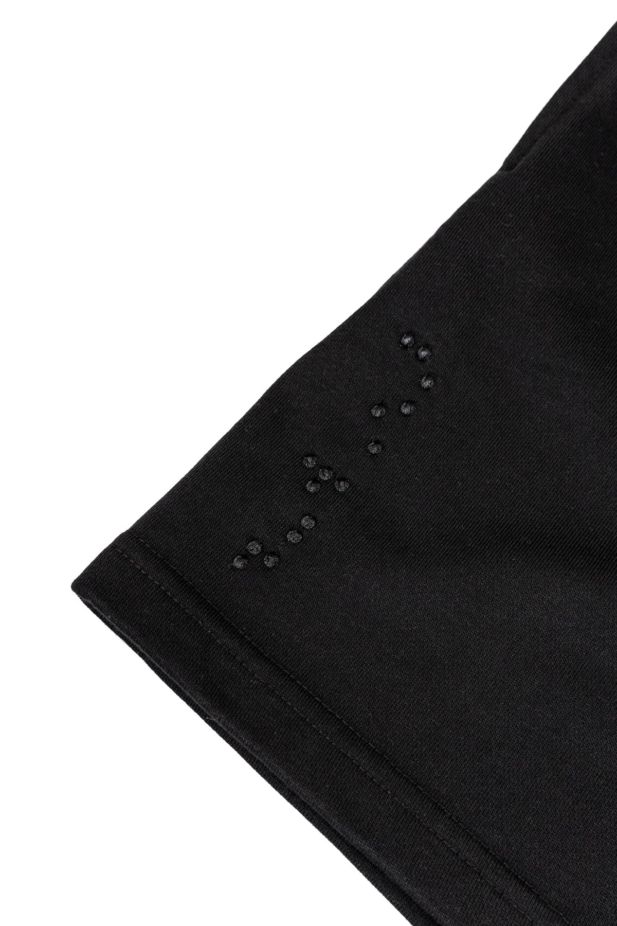 SEARCH LOGO SHORTS: BLACK