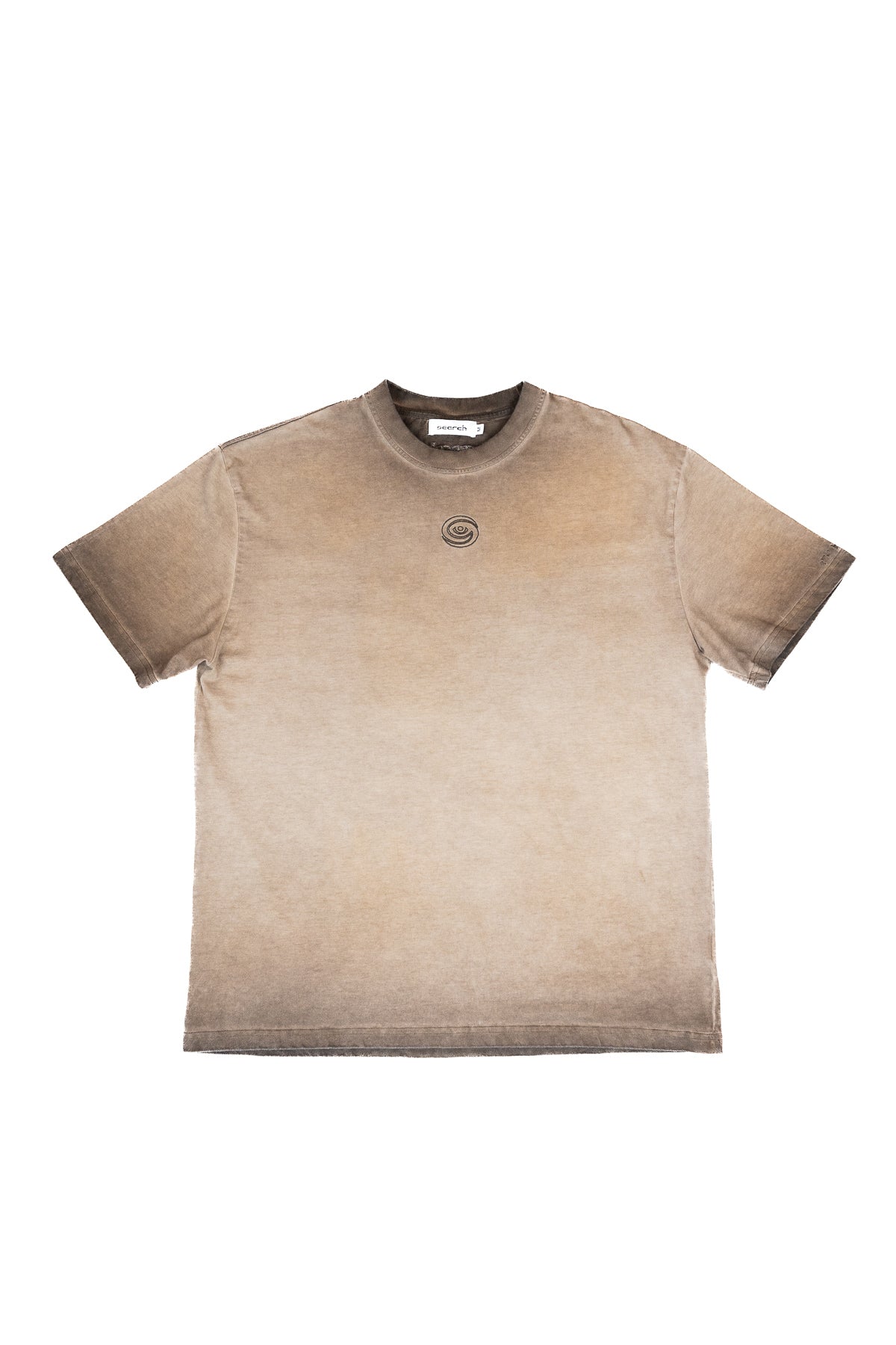 OMBRÉ LOGO TEE: DUNE