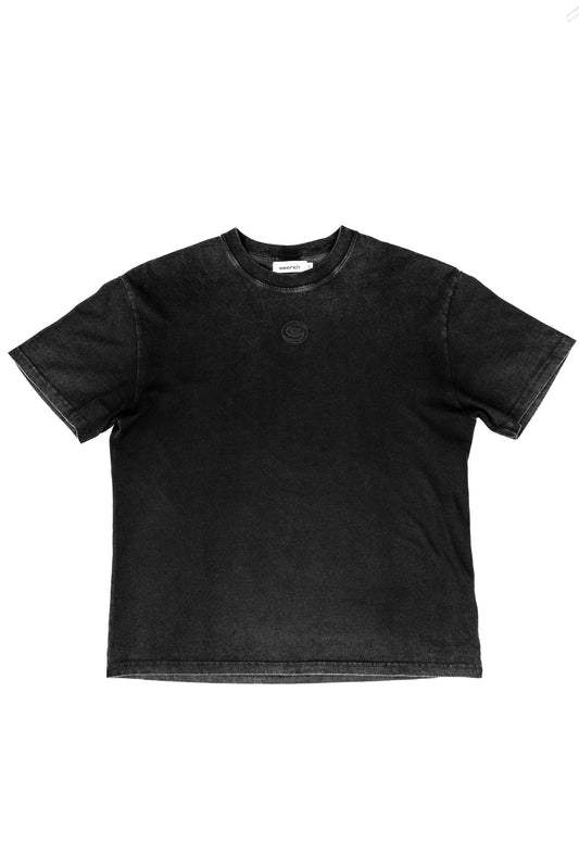 OMBRÉ LOGO TEE: BLACK