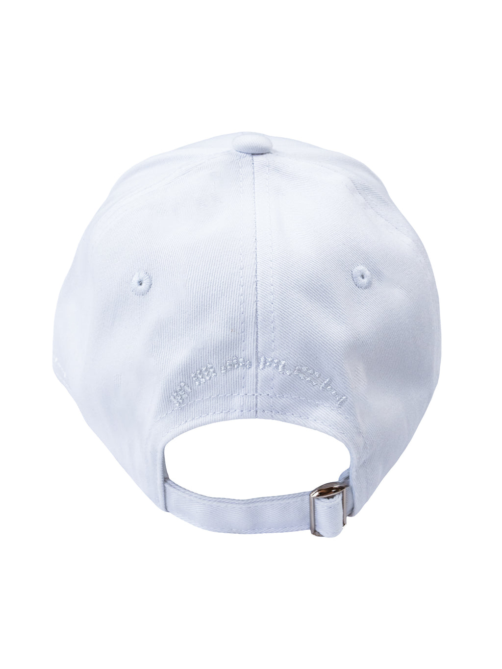 EYE LOGO HAT: PURE WHITE