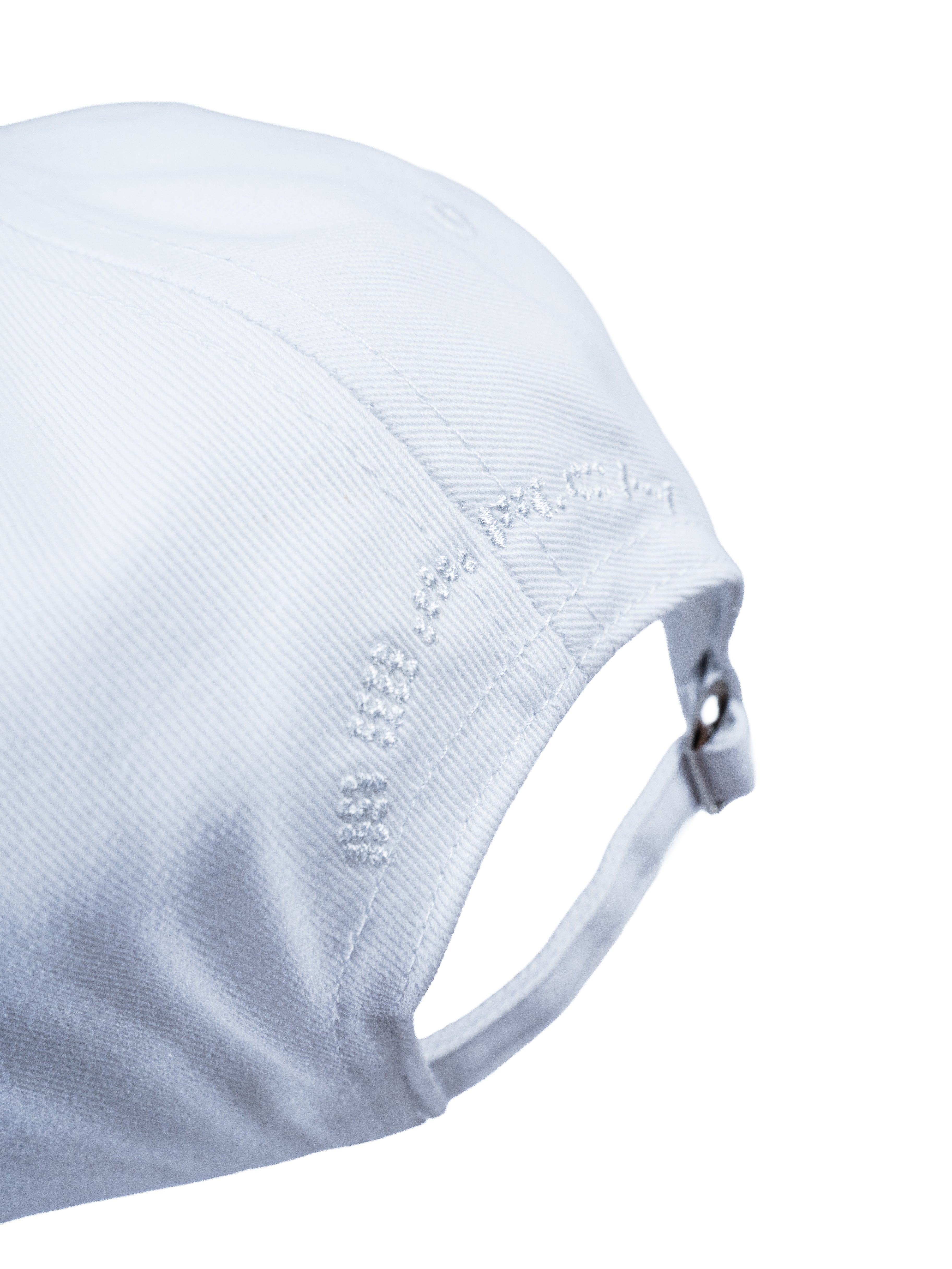 EYE LOGO HAT: PURE WHITE