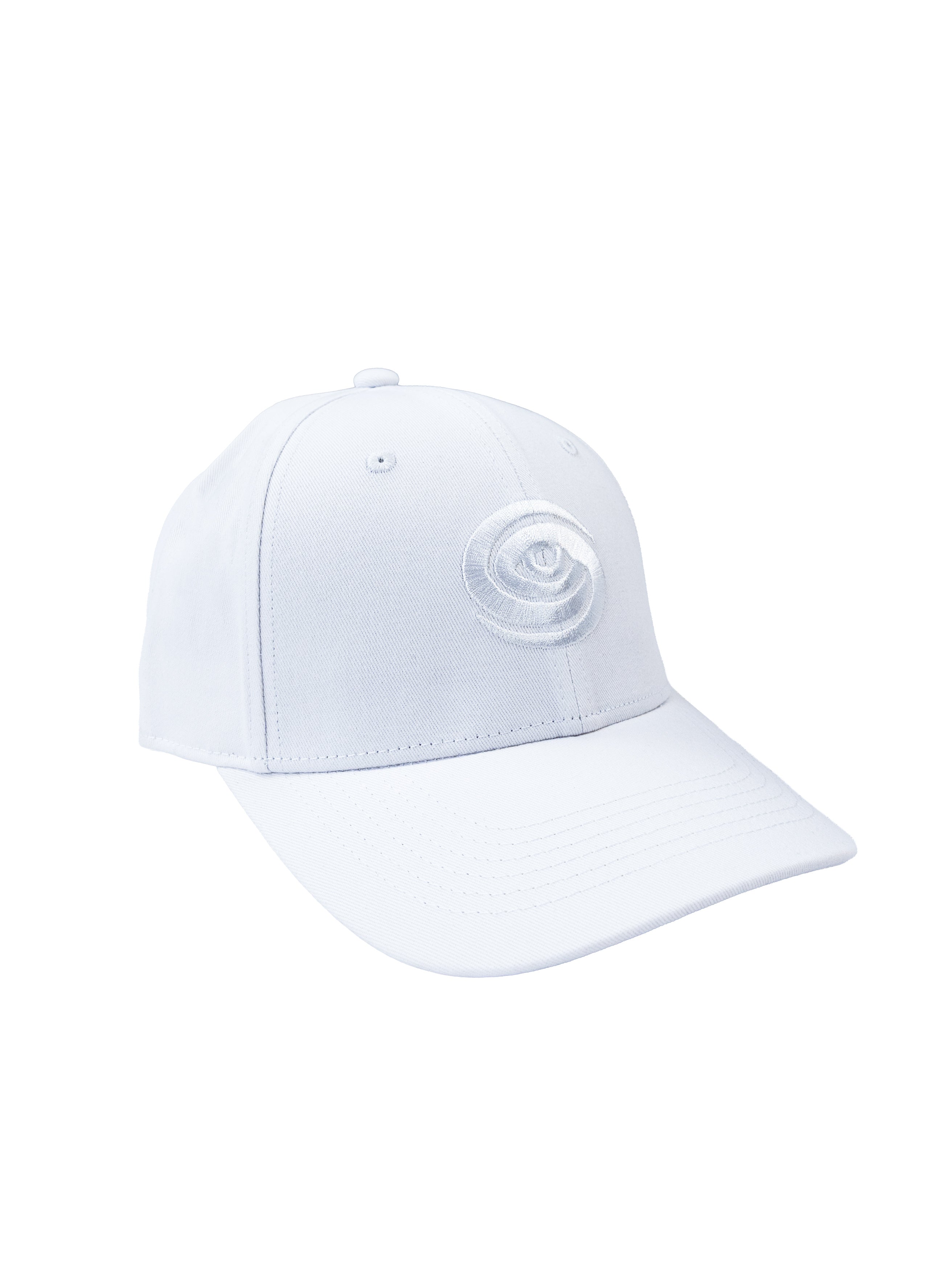 EYE LOGO HAT: PURE WHITE