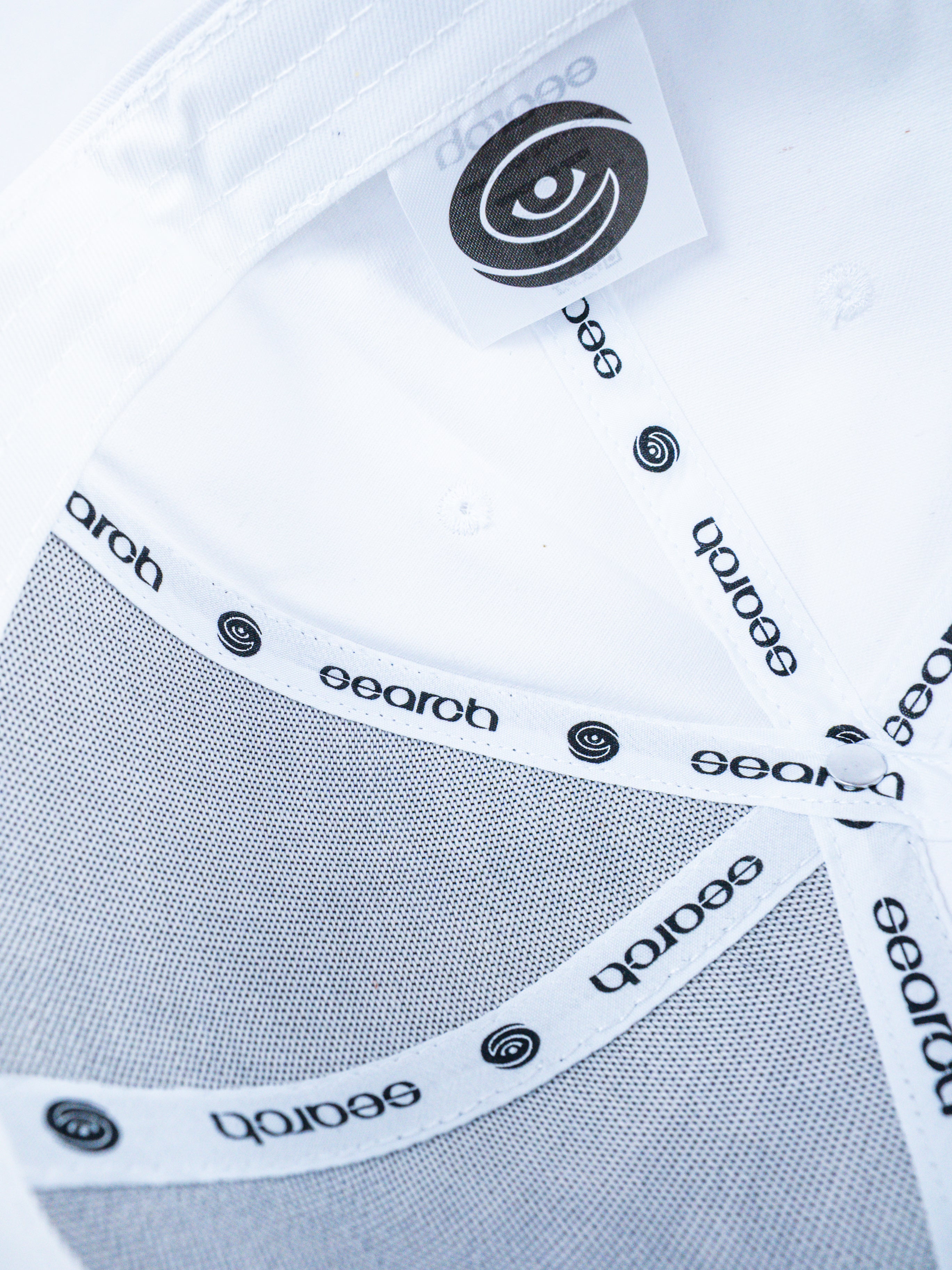 EYE LOGO HAT: PURE WHITE