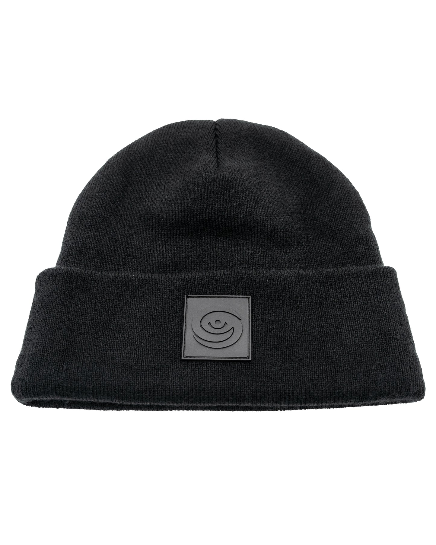 EYE LOGO BEANIE: BLACK