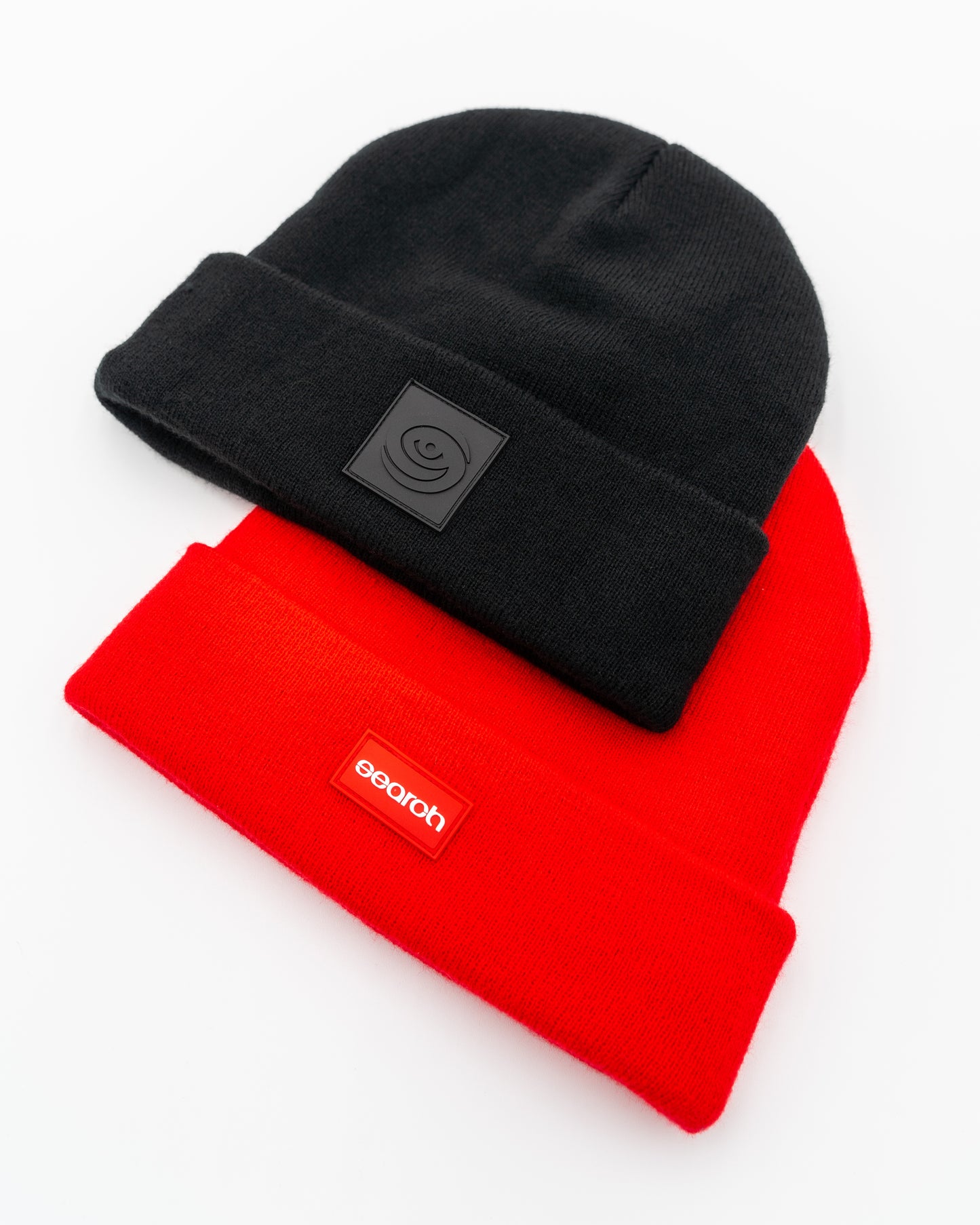 EYE LOGO BEANIE: BLACK