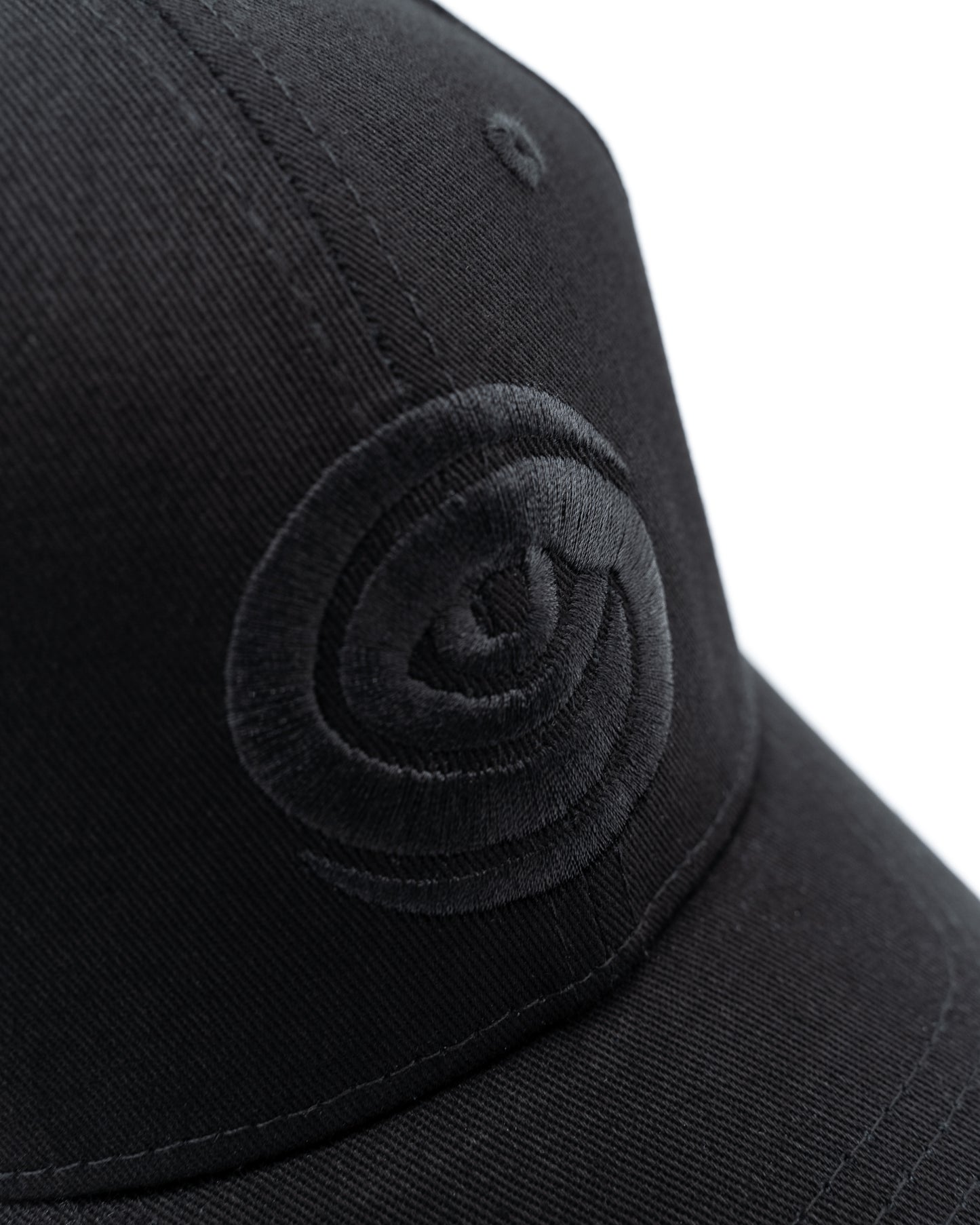 EYE LOGO HAT: BLACK