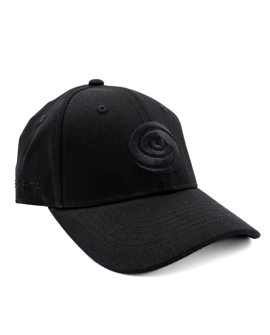 EYE LOGO HAT: BLACK