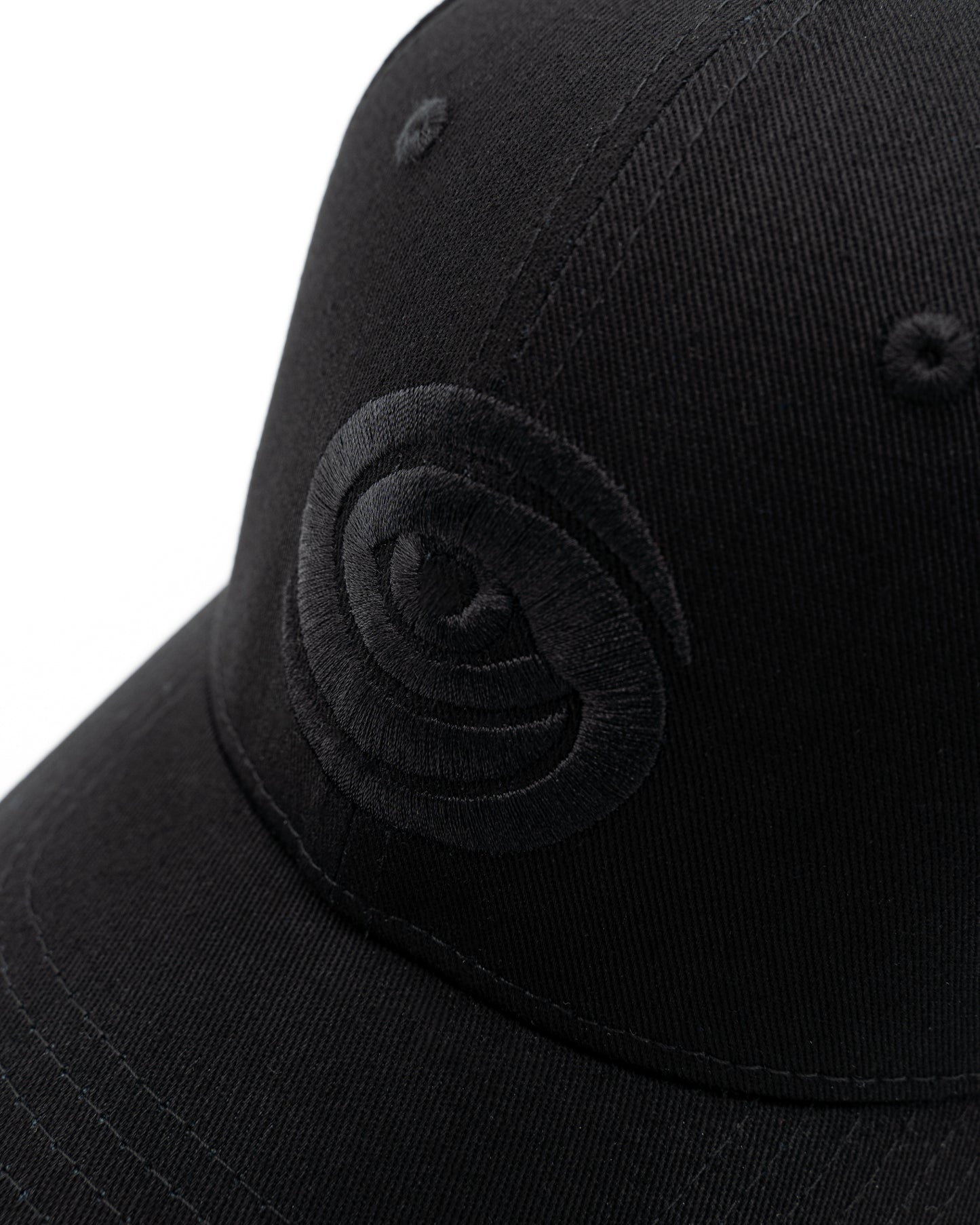 EYE LOGO HAT: BLACK