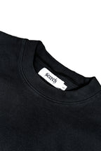 TATTED DOUBLE SHIRT: BLACK