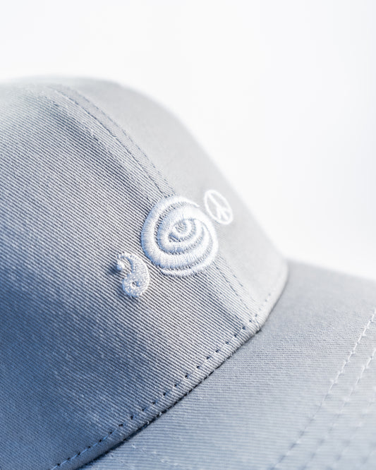 UNIVERSAL SYMBOLS HAT: SILVER