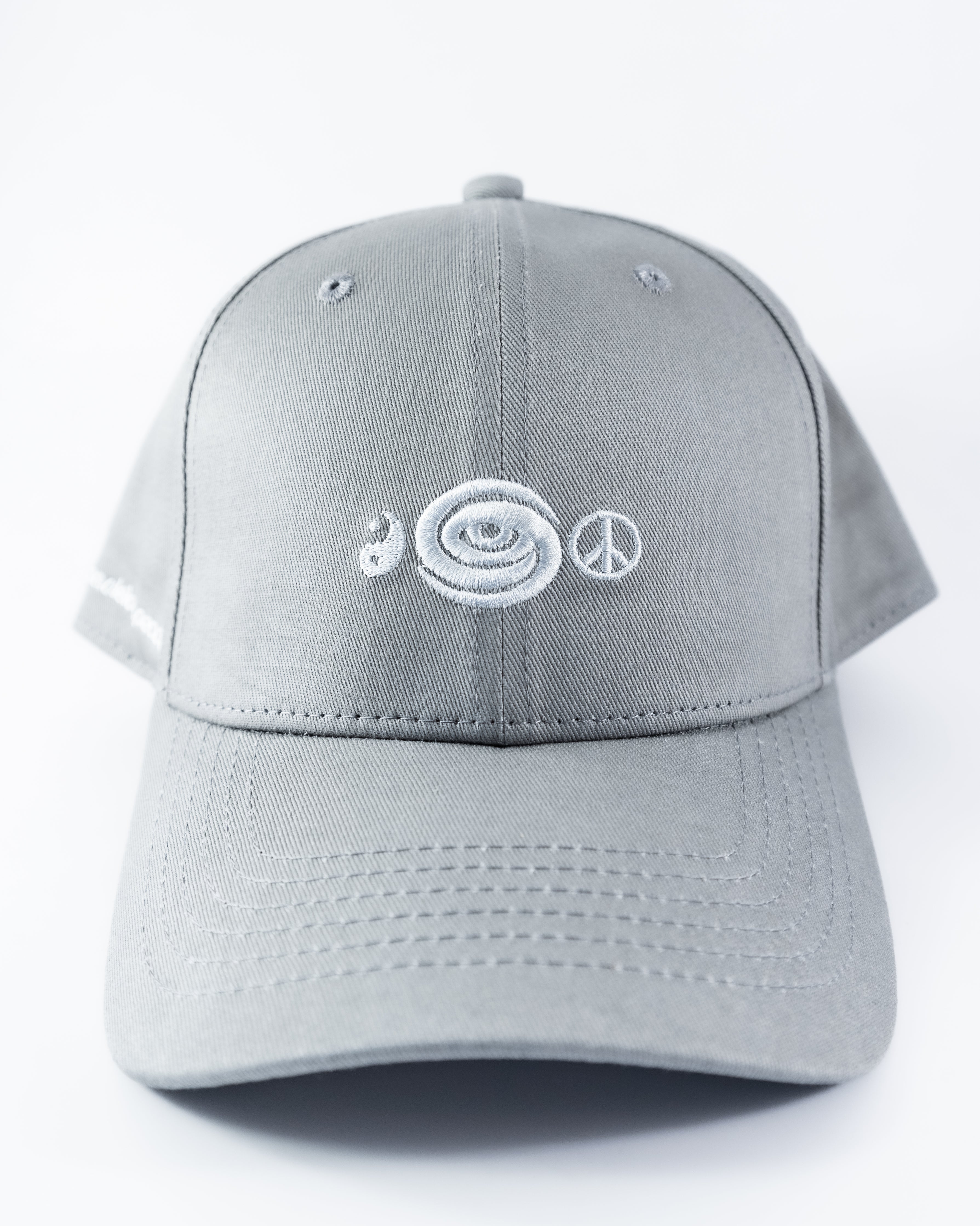 UNIVERSAL SYMBOLS HAT: SILVER